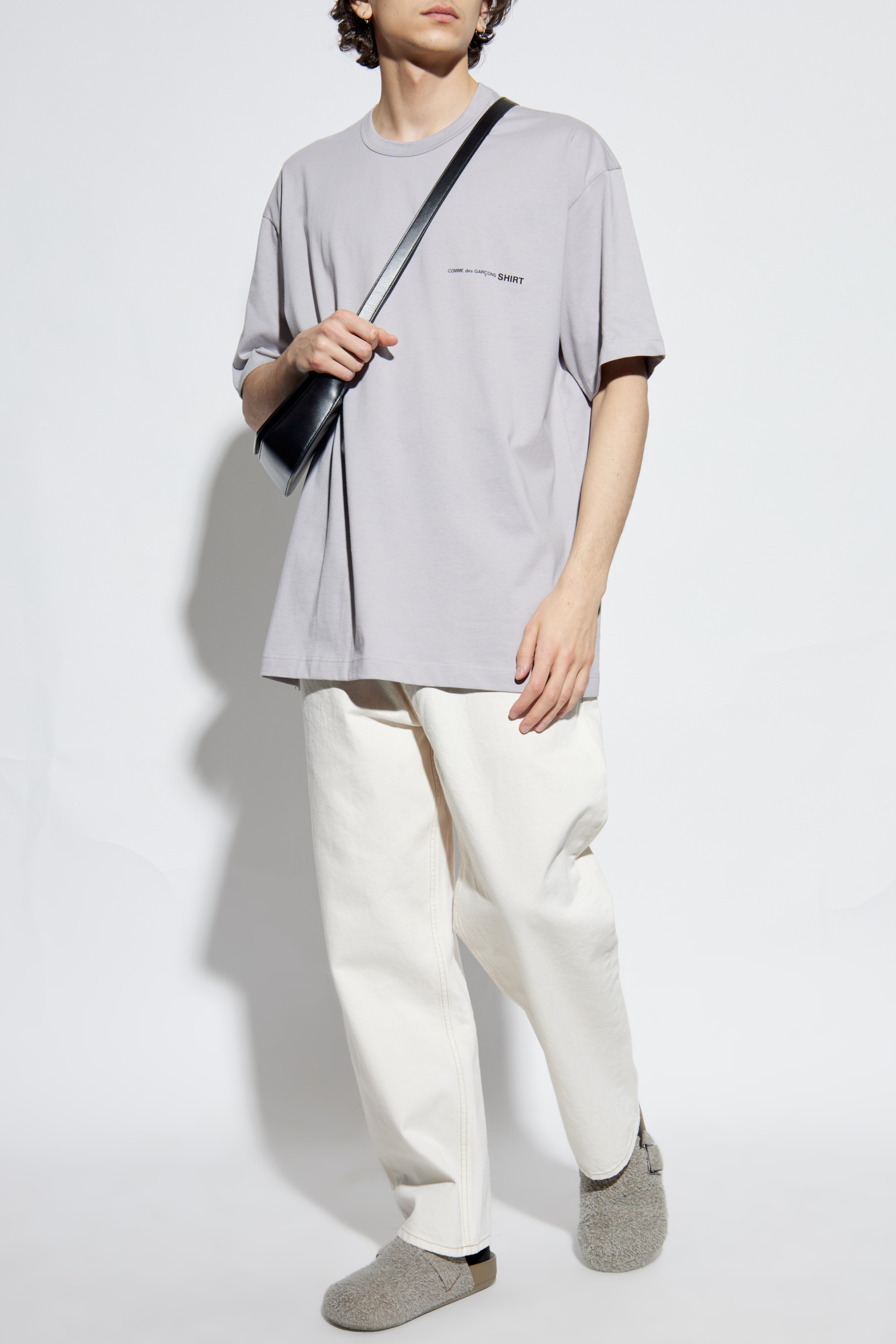 Tシャツ・カットソー COMME des GARCONS SS25 T-SHIRT WITH LOGO (FO T023 2) Comme des Garçons Shirt Logo T-Shirt | FO-T026-S25-3 | SVD USA